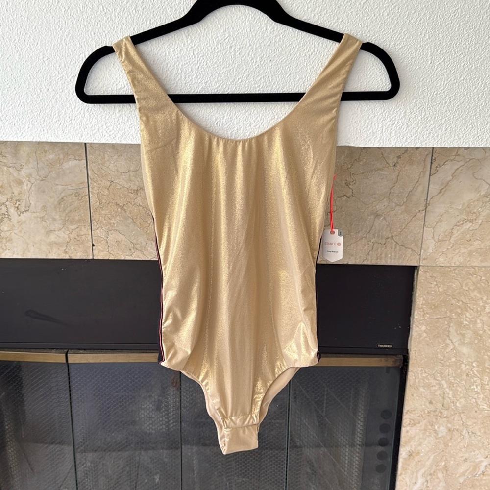 Bodysuit Metallic Shimmer